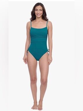 Profile by Gottex Women’s One Piece size 8 Medium dark teal